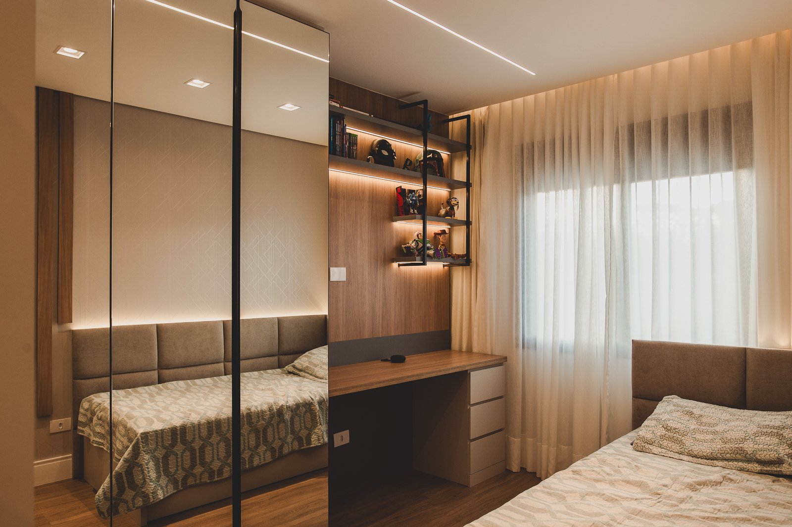 Dormitório planejado sob medida - D'Styll Curitiba